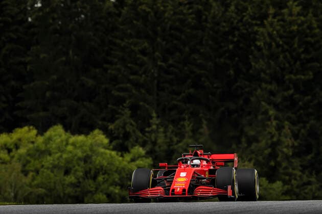 Motorsports: FIA Formula One World Championship, WM, Weltmeisterschaft 2020, Grand Prix of Austria, 5 Sebastian Vettel (GER, Scuderia Ferrari Mission Winnow), Spielberg Austria