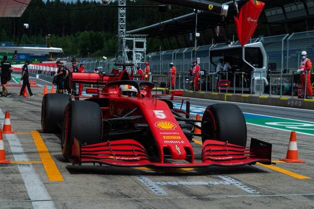 Motorsports: FIA Formula One World Championship, WM, Weltmeisterschaft 2020, Grand Prix of Austria Motorsports: FIA Formula One World Championship 2020, Grand Prix of Austria, 5 Sebastian Vettel (GER, Scuderia Ferrari Mission Winnow),