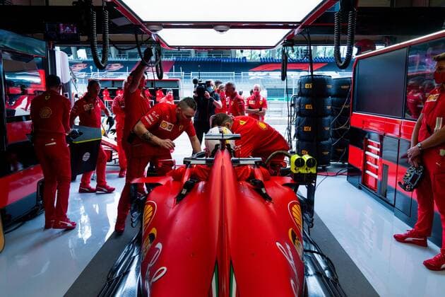 Bilder des Jahres 2020, Sport 07 Juli Sport Themen der Woche KW27 Motorsports: FIA Formula One World Championship, WM, Weltmeisterschaft 2020, Grand Prix of Austria Motorsports: FIA Formula One World Championship 2020, Grand Prix of Austria, 5 Sebastian Vettel (GER, Scuderia Ferrari Mission Winnow), *** Local Caption *** Photo: COLOMBO IMAGES FIA Pool via HOCH ZWEI Spielberg Austria Poolfoto HOCH ZWEI Pool COLOMBO IMAGES ,EDITORIAL USE ONLY