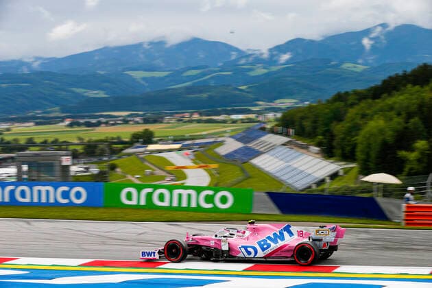 Motorsports: FIA Formula One World Championship, WM, Weltmeisterschaft 2020, Grand Prix of Austria, 18 Lance Stroll (CAN, BWT Racing Point F1 Team), Spielberg Austria