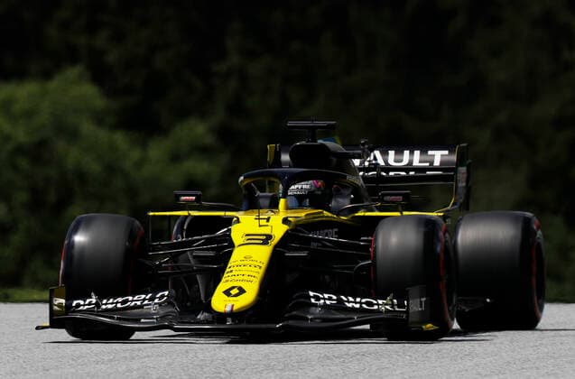 Motorsports: FIA Formula One World Championship, WM, Weltmeisterschaft 2020, Grand Prix of Austria Motorsports: FIA Formula One World Championship 2020, Grand Prix of Austria, 3 Daniel Ricciardo (AUS, Renault DP World F1 Team),