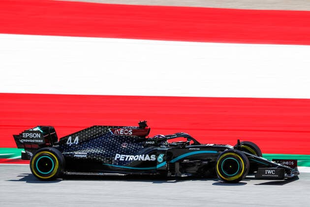 Motorsports: FIA Formula One World Championship, WM, Weltmeisterschaft 2020, Grand Prix of Austria Motorsports: FIA Formula One World Championship 2020, Grand Prix of Austria, 44 Lewis Hamilton (GBR, Mercedes-AMG Petronas Formula One Team),