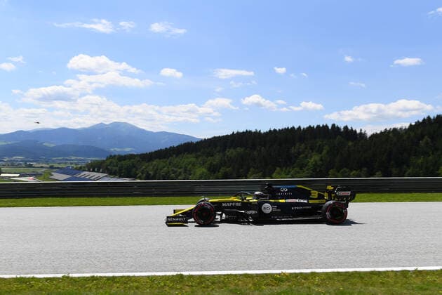 Motorsports: FIA Formula One World Championship, WM, Weltmeisterschaft 2020, Grand Prix of Austria Motorsports: FIA Formula One World Championship 2020, Grand Prix of Austria, 3 Daniel Ricciardo (AUS, Renault DP World F1 Team),