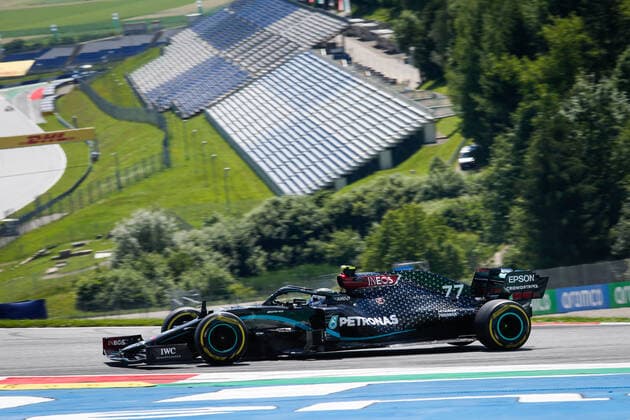 Motorsports: FIA Formula One World Championship, WM, Weltmeisterschaft 2020, Grand Prix of Austria Motorsports: FIA Formula One World Championship 2020, Grand Prix of Austria, 77 Valtteri Bottas (FIN, Mercedes-AMG Petronas Formula One Team),