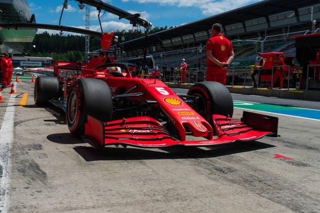 Motorsports: FIA Formula One World Championship, WM, Weltmeisterschaft 2020, Grand Prix of Austria Motorsports: FIA Formula One World Championship 2020, Grand Prix of Austria, 5 Sebastian Vettel (GER, Scuderia Ferrari Mission Winnow),