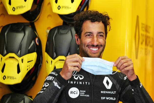 Motorsports: FIA Formula One World Championship, WM, Weltmeisterschaft 2020, Grand Prix of Austria Motorsports: FIA Formula One World Championship 2020, Grand Prix of Austria, 3 Daniel Ricciardo (AUS, Renault DP World F1 Team),