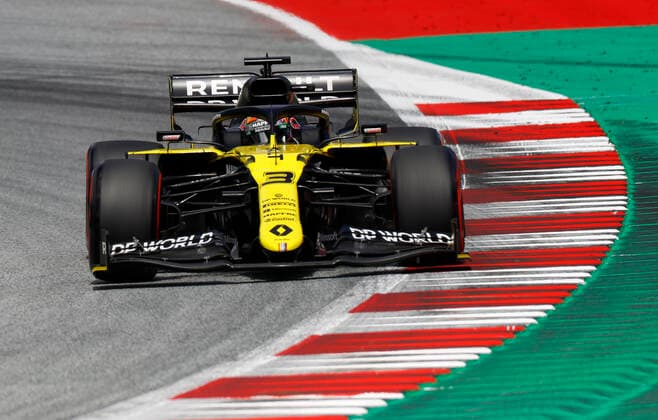 Motorsports: FIA Formula One World Championship, WM, Weltmeisterschaft 2020, Grand Prix of Austria Motorsports: FIA Formula One World Championship 2020, Grand Prix of Austria, 3 Daniel Ricciardo (AUS, Renault DP World F1 Team),