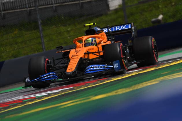 Motorsports: FIA Formula One World Championship, WM, Weltmeisterschaft 2020, Grand Prix of Austria Motorsports: FIA Formula One World Championship 2020, Grand Prix of Austria, 4 Lando Norris (GBR, McLaren F1 Team),