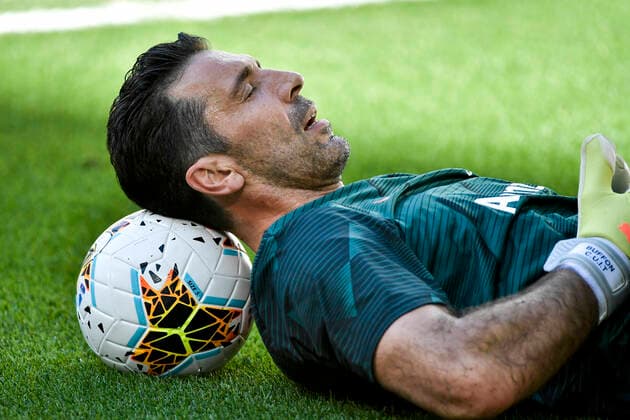 Photo Marco Alpozzi LaPresse July 04, 2020 Milano, Italy soccer Juventus Vs Torino - Italian Football Championship League A TIM 2019 2020 - Allianz Stadium In the pic: Gianluigi Buffon (Juventus F.C.);  Copyright: xMarcoxAlpozzi LaPressex