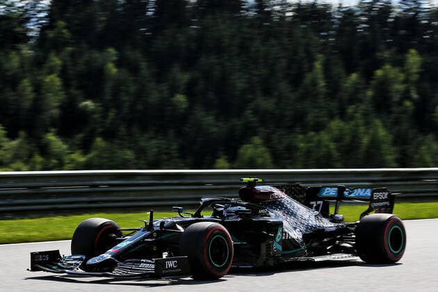 Motorsports: FIA Formula One World Championship, WM, Weltmeisterschaft 2020, Grand Prix of Austria Motorsports: FIA Formula One World Championship 2020, Grand Prix of Austria, 77 Valtteri Bottas (FIN, Mercedes-AMG Petronas Formula One Team),