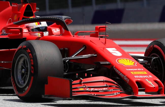 Motorsports: FIA Formula One World Championship, WM, Weltmeisterschaft 2020, Grand Prix of Austria Motorsports: FIA Formula One World Championship 2020, Grand Prix of Austria, 5 Sebastian Vettel (GER, Scuderia Ferrari Mission Winnow),