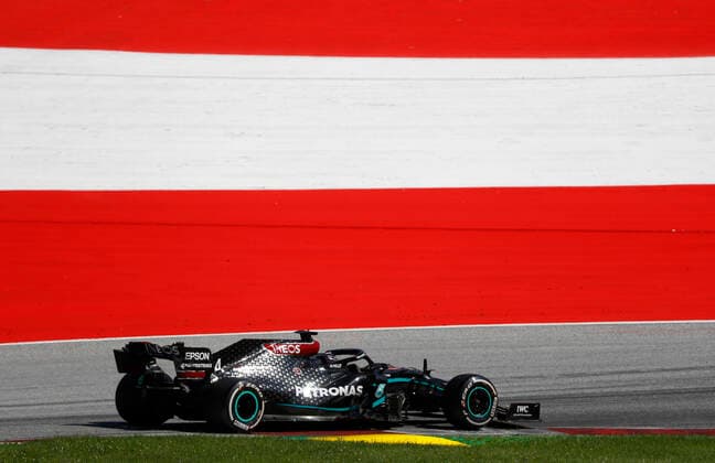 Motorsports: FIA Formula One World Championship, WM, Weltmeisterschaft 2020, Grand Prix of Austria Motorsports: FIA Formula One World Championship 2020, Grand Prix of Austria, 44 Lewis Hamilton (GBR, Mercedes-AMG Petronas Formula One Team),