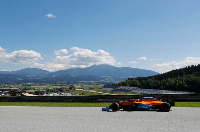 Motorsports: FIA Formula One World Championship, WM, Weltmeisterschaft 2020, Grand Prix of Austria Motorsports: FIA Formula One World Championship 2020, Grand Prix of Austria, 4 Lando Norris (GBR, McLaren F1 Team),