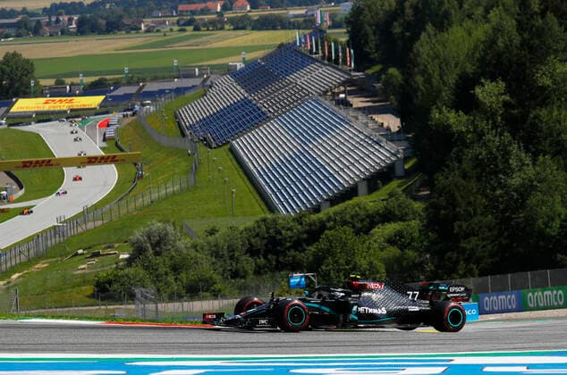 Motorsports: FIA Formula One World Championship, WM, Weltmeisterschaft 2020, Grand Prix of Austria Motorsports: FIA Formula One World Championship 2020, Grand Prix of Austria, 77 Valtteri Bottas (FIN, Mercedes-AMG Petronas Formula One Team),