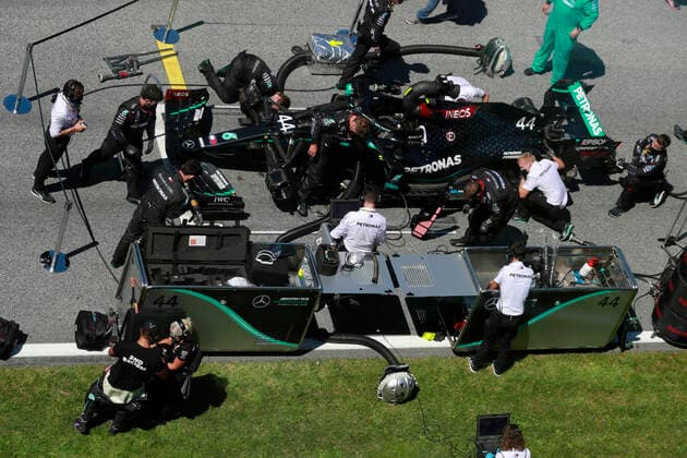 Motorsports: FIA Formula One World Championship, WM, Weltmeisterschaft 2020, Grand Prix of Austria Motorsports: FIA Formula One World Championship 2020, Grand Prix of Austria, 44 Lewis Hamilton (GBR, Mercedes-AMG Petronas Formula One Team),