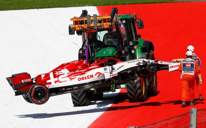 Sport Bilder des Tages Motorsports: FIA Formula One World Championship, WM, Weltmeisterschaft 2020, Grand Prix of Austria Motorsports: FIA Formula One World Championship 2020, Grand Prix of Austria, 7 Kimi Raikkonen (FIN, Alfa Romeo Racing ORLEN),