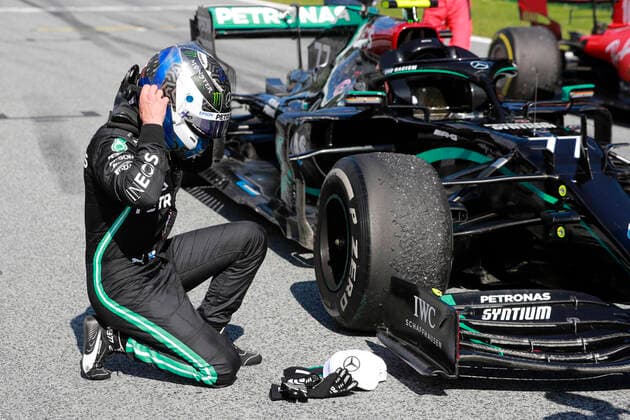 Motorsports: FIA Formula One World Championship, WM, Weltmeisterschaft 2020, Grand Prix of Austria Motorsports: FIA Formula One World Championship 2020, Grand Prix of Austria, 77 Valtteri Bottas (FIN, Mercedes-AMG Petronas Formula One Team),