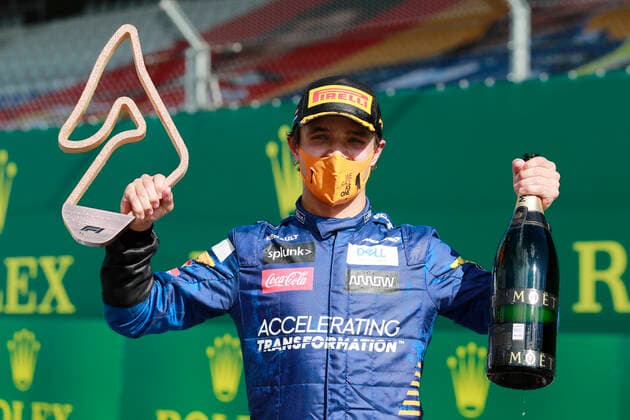 Motorsports: FIA Formula One World Championship, WM, Weltmeisterschaft 2020, Grand Prix of Austria Motorsports: FIA Formula One World Championship 2020, Grand Prix of Austria, 4 Lando Norris (GBR, McLaren F1 Team),