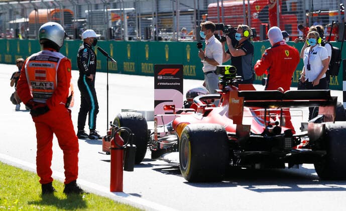 Motorsports: FIA Formula One World Championship, WM, Weltmeisterschaft 2020, Grand Prix of Austria Motorsports: FIA Formula One World Championship 2020, Grand Prix of Austria, 77 Valtteri Bottas (FIN, Mercedes-AMG Petronas Formula One Team),