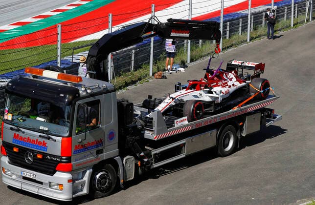 Motorsports: FIA Formula One World Championship, WM, Weltmeisterschaft 2020, Grand Prix of Austria Motorsports: FIA Formula One World Championship 2020, Grand Prix of Austria, 7 Kimi Raikkonen (FIN, Alfa Romeo Racing ORLEN),