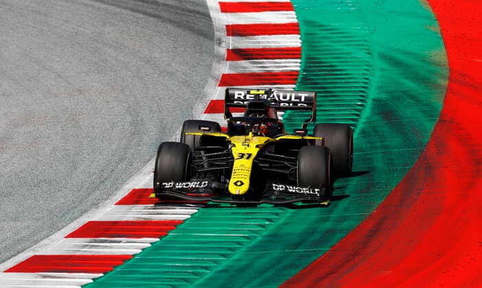 Motorsports: FIA Formula One World Championship, WM, Weltmeisterschaft 2020, Grand Prix of Austria Motorsports: FIA Formula One World Championship 2020, Grand Prix of Austria, 31 Esteban Ocon (FRA, Renault DP World F1 Team),
