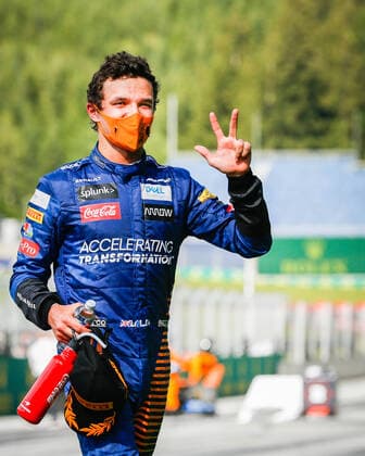 Motorsports: FIA Formula One World Championship, WM, Weltmeisterschaft 2020, Grand Prix of Austria, 4 Lando Norris (GBR, McLaren F1 Team), Spielberg Austria