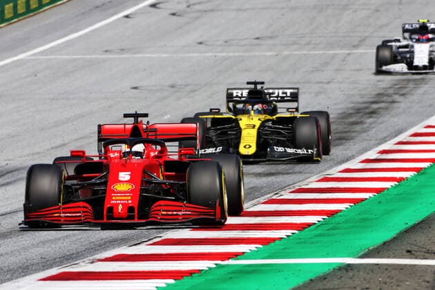 Motorsports: FIA Formula One World Championship, WM, Weltmeisterschaft 2020, Grand Prix of Austria Motorsports: FIA Formula One World Championship 2020, Grand Prix of Austria, 5 Sebastian Vettel (GER, Scuderia Ferrari Mission Winnow),