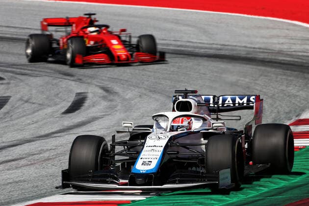 Motorsports: FIA Formula One World Championship, WM, Weltmeisterschaft 2020, Grand Prix of Austria Motorsports: FIA Formula One World Championship 2020, Grand Prix of Austria, 63 George Russell (GBR, Williams Racing),