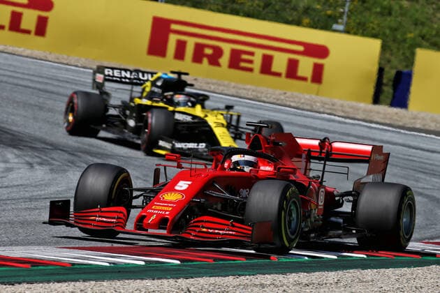 Motorsports: FIA Formula One World Championship, WM, Weltmeisterschaft 2020, Grand Prix of Austria Motorsports: FIA Formula One World Championship 2020, Grand Prix of Austria, 5 Sebastian Vettel (GER, Scuderia Ferrari Mission Winnow),