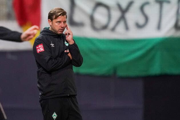 1.FC Heidenheim vs SV Werder Bremen - Relegation 02 - 06.07.2020 Florian Kohfeldt (Trainer SV Werder Bremen), Gestik, Mimik nphgm001: Fussball: 1. Bundesliga: Saison 19 20: Relegation 02; 1.FC Heidenheim vs SV Werder Bremen - 06.07.2020 Foto: gumzmedia nordphoto POOL DFL regulations prohibit any use of photographs as image sequences and or quasi-video. EDITORIAL USE ONLY National and international News-Agencies OUT. Heidenheim Voith-Arena BW DEUTSCHLAND