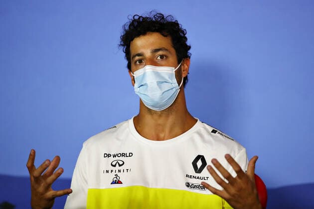 Motorsports: FIA Formula One World Championship, WM, Weltmeisterschaft 2020, Grand Prix of Styria Motorsports: FIA Formula One World Championship 2020, Grand Prix of Styria, 3 Daniel Ricciardo (AUS, Renault DP World F1 Team),