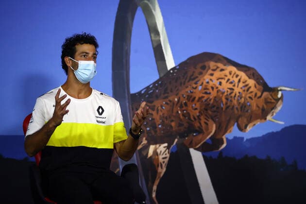 Motorsports: FIA Formula One World Championship, WM, Weltmeisterschaft 2020, Grand Prix of Styria Motorsports: FIA Formula One World Championship 2020, Grand Prix of Styria, 3 Daniel Ricciardo (AUS, Renault DP World F1 Team),