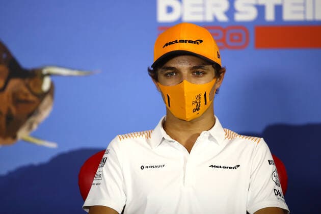 Motorsports: FIA Formula One World Championship, WM, Weltmeisterschaft 2020, Grand Prix of Styria Motorsports: FIA Formula One World Championship 2020, Grand Prix of Styria, 4 Lando Norris (GBR, McLaren F1 Team),