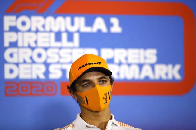Motorsports: FIA Formula One World Championship, WM, Weltmeisterschaft 2020, Grand Prix of Styria Motorsports: FIA Formula One World Championship 2020, Grand Prix of Styria, 4 Lando Norris (GBR, McLaren F1 Team),