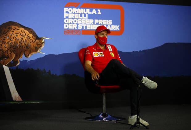 Motorsports: FIA Formula One World Championship, WM, Weltmeisterschaft 2020, Grand Prix of Styria Motorsports: FIA Formula One World Championship 2020, Grand Prix of Styria, 5 Sebastian Vettel (GER, Scuderia Ferrari Mission Winnow),