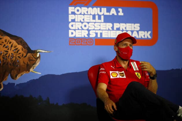Motorsports: FIA Formula One World Championship, WM, Weltmeisterschaft 2020, Grand Prix of Styria Motorsports: FIA Formula One World Championship 2020, Grand Prix of Styria, 5 Sebastian Vettel (GER, Scuderia Ferrari Mission Winnow),