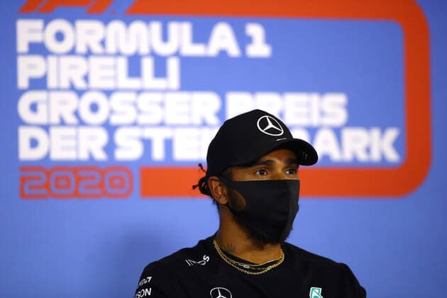 Motorsports: FIA Formula One World Championship, WM, Weltmeisterschaft 2020, Grand Prix of Styria Motorsports: FIA Formula One World Championship 2020, Grand Prix of Styria, 44 Lewis Hamilton (GBR, Mercedes-AMG Petronas Formula One Team),