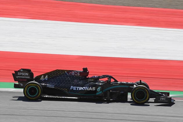 Sport Bilder des Tages Motorsports: FIA Formula One World Championship, WM, Weltmeisterschaft 2020, Grand Prix of Styria Motorsports: FIA Formula One World Championship 2020, Grand Prix of Styria, 44 Lewis Hamilton (GBR, Mercedes-AMG Petronas Formula One Team),