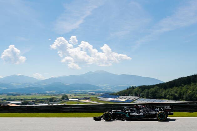Motorsports: FIA Formula One World Championship, WM, Weltmeisterschaft 2020, Grand Prix of Styria Motorsports: FIA Formula One World Championship 2020, Grand Prix of Styria, 44 Lewis Hamilton (GBR, Mercedes-AMG Petronas Formula One Team),