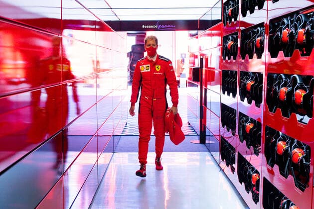 Sport Bilder des Tages Motorsports: FIA Formula One World Championship, WM, Weltmeisterschaft 2020, Grand Prix of Styria Motorsports: FIA Formula One World Championship 2020, Grand Prix of Styria, 5 Sebastian Vettel (GER, Scuderia Ferrari Mission Winnow),