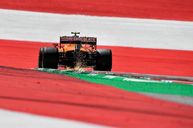 Motorsports: FIA Formula One World Championship, WM, Weltmeisterschaft 2020, Grand Prix of Styria Motorsports: FIA Formula One World Championship 2020, Grand Prix of Styria, 4 Lando Norris (GBR, McLaren F1 Team),