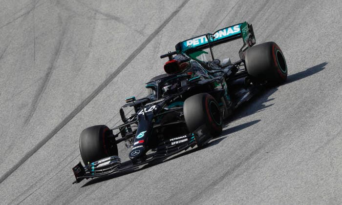Motorsports: FIA Formula One World Championship, WM, Weltmeisterschaft 2020, Grand Prix of Styria Motorsports: FIA Formula One World Championship 2020, Grand Prix of Styria, 44 Lewis Hamilton (GBR, Mercedes-AMG Petronas Formula One Team),