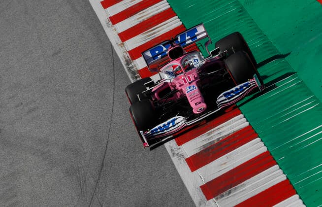 Motorsports: FIA Formula One World Championship, WM, Weltmeisterschaft 2020, Grand Prix of Styria Motorsports: FIA Formula One World Championship 2020, Grand Prix of Styria, 11 Sergio Perez (MEX, BWT Racing Point F1 Team),
