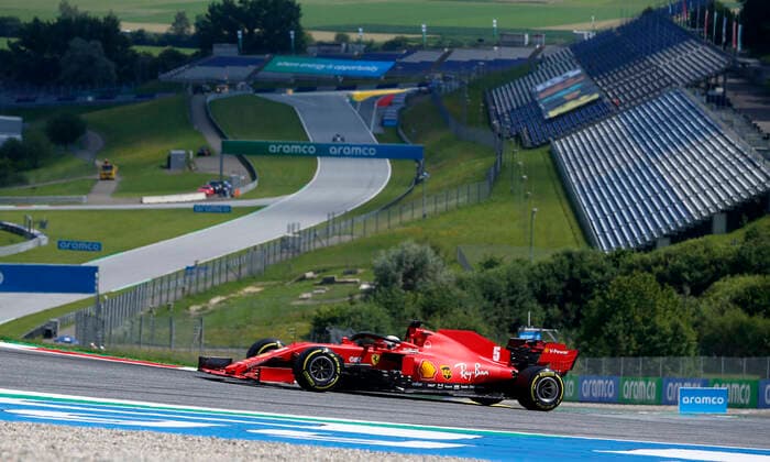 Motorsports: FIA Formula One World Championship, WM, Weltmeisterschaft 2020, Grand Prix of Styria Motorsports: FIA Formula One World Championship 2020, Grand Prix of Styria, 5 Sebastian Vettel (GER, Scuderia Ferrari Mission Winnow),