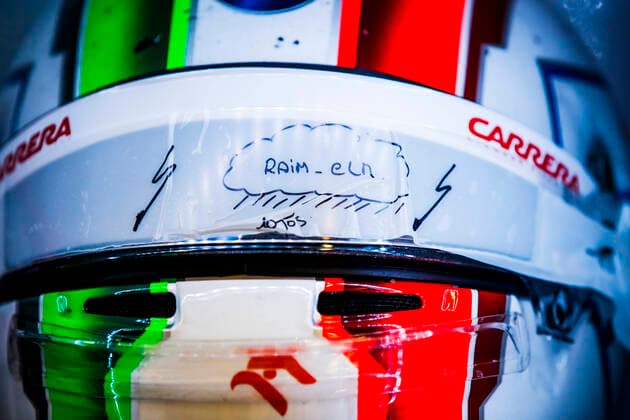 Motorsports: FIA Formula One World Championship, WM, Weltmeisterschaft 2020, Grand Prix of Styria Motorsports: FIA Formula One World Championship 2020, Grand Prix of Styria, Helmet details, rain visor