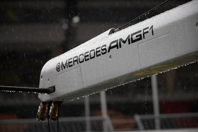 Motorsports: FIA Formula One World Championship, WM, Weltmeisterschaft 2020, Grand Prix of Styria Motorsports: FIA Formula One World Championship 2020, Grand Prix of Styria, Rain drops