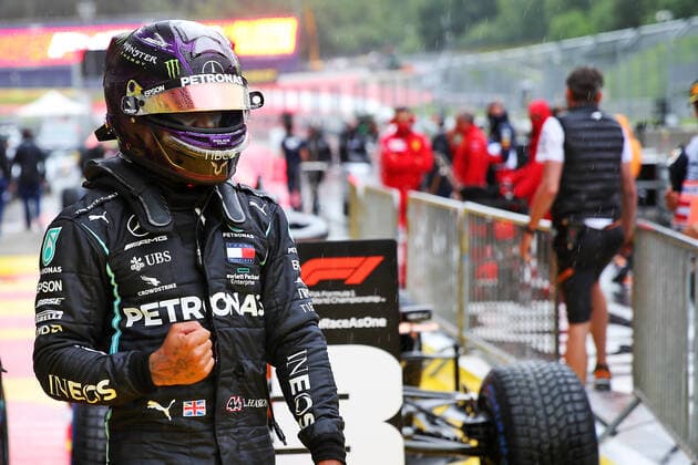 Sport Bilder des Tages Motorsports: FIA Formula One World Championship, WM, Weltmeisterschaft 2020, Grand Prix of Styria Motorsports: FIA Formula One World Championship 2020, Grand Prix of Styria, 44 Lewis Hamilton (GBR, Mercedes-AMG Petronas Formula One Team),