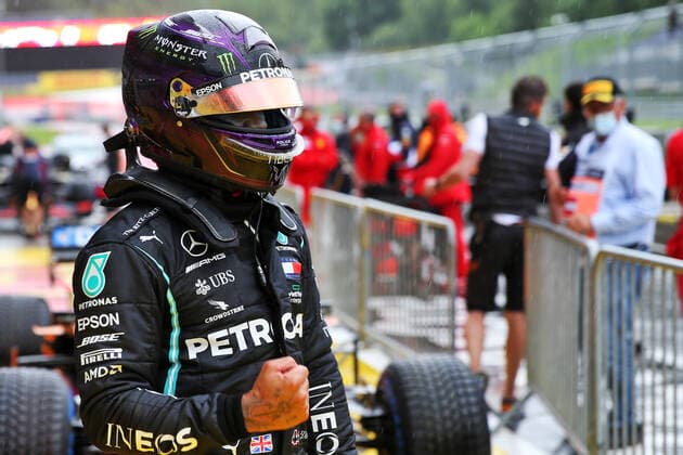 Motorsports: FIA Formula One World Championship, WM, Weltmeisterschaft 2020, Grand Prix of Styria Motorsports: FIA Formula One World Championship 2020, Grand Prix of Styria, 44 Lewis Hamilton (GBR, Mercedes-AMG Petronas Formula One Team),