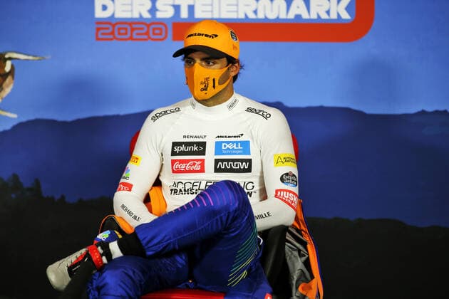 Motorsports: FIA Formula One World Championship, WM, Weltmeisterschaft 2020, Grand Prix of Styria Motorsports: FIA Formula One World Championship 2020, Grand Prix of Styria, 55 Carlos Sainz (ESP, McLaren F1 Team),