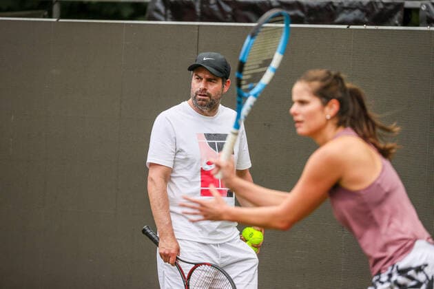 Raemin Sluiter - neuer Coach von Julia Görges, bett1ACES, Berlin, LTTC Rot-Weiß - Steffi-Graf-Stadion, 11.07.2020,